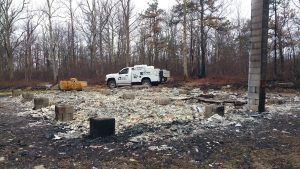 Forest Fire Destroys Home